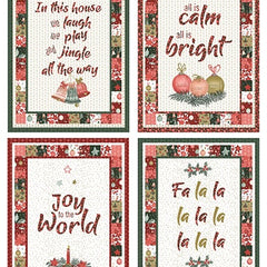 A Vintage Christmas Art Panel