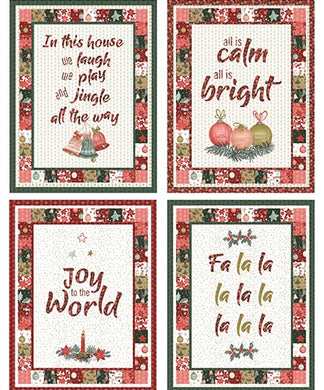 A Vintage Christmas Art Panel