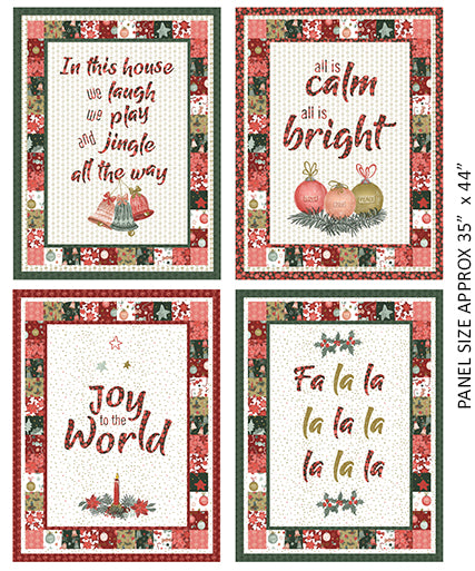A Vintage Christmas Art Panel