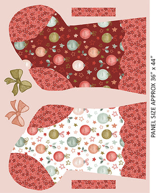A Vintage Christmas Stocking Pink