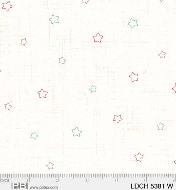 Little Darlings Christmas - Stars - White