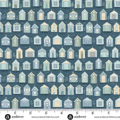 Driftwood - Beach Huts Blue 174B