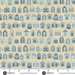Driftwood - Beach Huts Mid Cream 174Q5