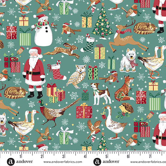 Country Christmas - Friends Teal