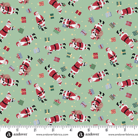 Country Christmas - Santa Green