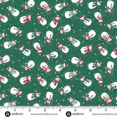 Country Christmas - Snowmen Green