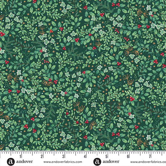Country Christmas - Evergreen Green