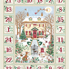 Country Christmas Advent Calendar Green