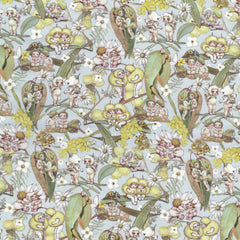 May Gibbs - Gossiping Gumnuts Light Blue