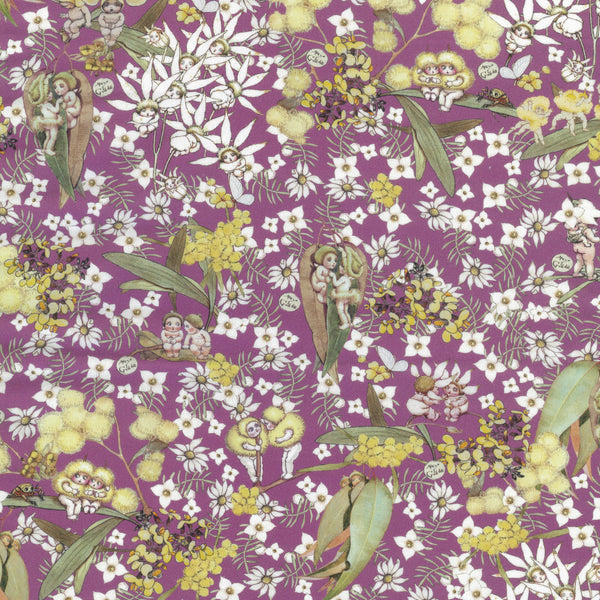 May Gibbs - Gumnut Gossips Mauve