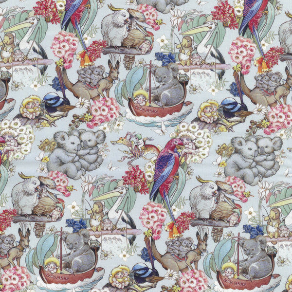 May Gibbs - Gumnut Adventures Light Blue