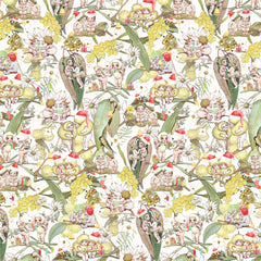 May Gibbs Christmas - Gossiping Gumnuts White