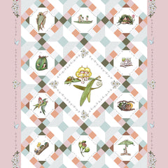 May Gibbs Garden Playtime Rose Panel