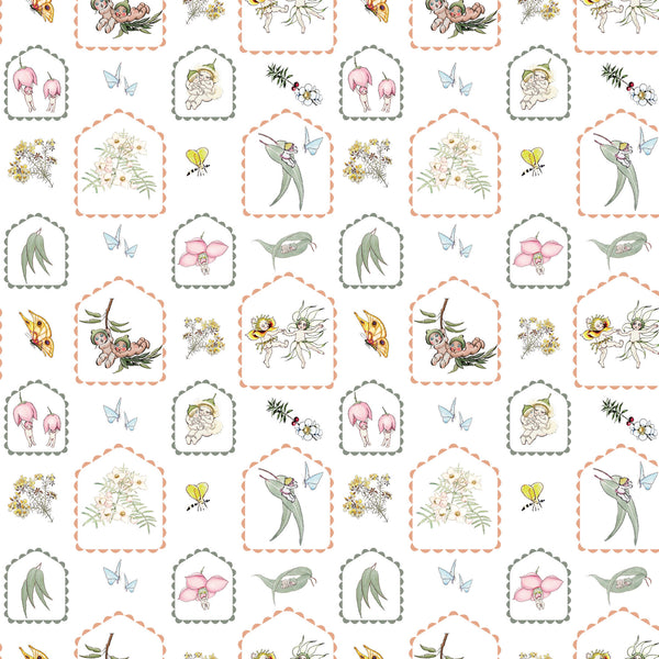 May Gibbs Garden Playtime - Icons White