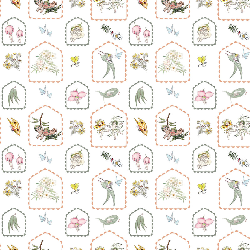 May Gibbs Garden Playtime - Icons White