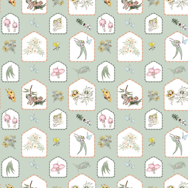 May Gibbs Garden Playtime - Icons Green
