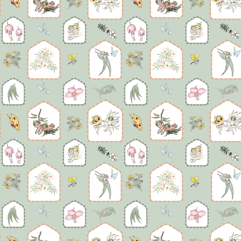 May Gibbs Garden Playtime - Icons Green