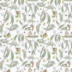 May Gibbs Garden Playtime - Gumleaf White
