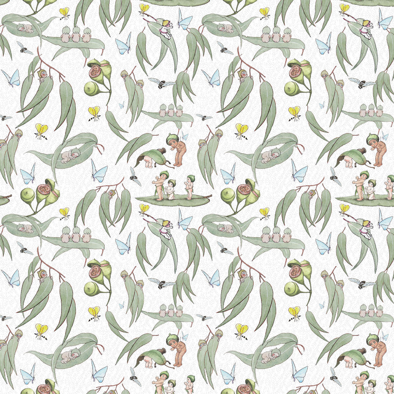 May Gibbs Garden Playtime - Gumleaf White