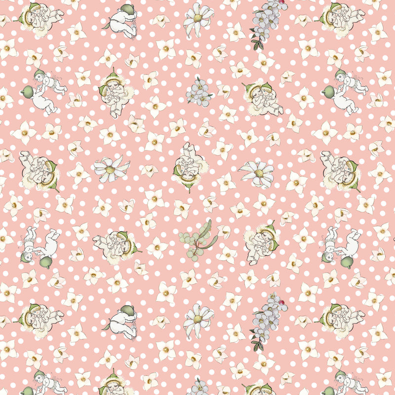 May Gibbs Garden Playtime - Blossom Babies Pink