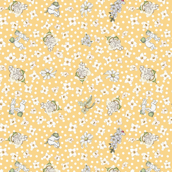May Gibbs Garden Playtime - Blossom Babies Yellow