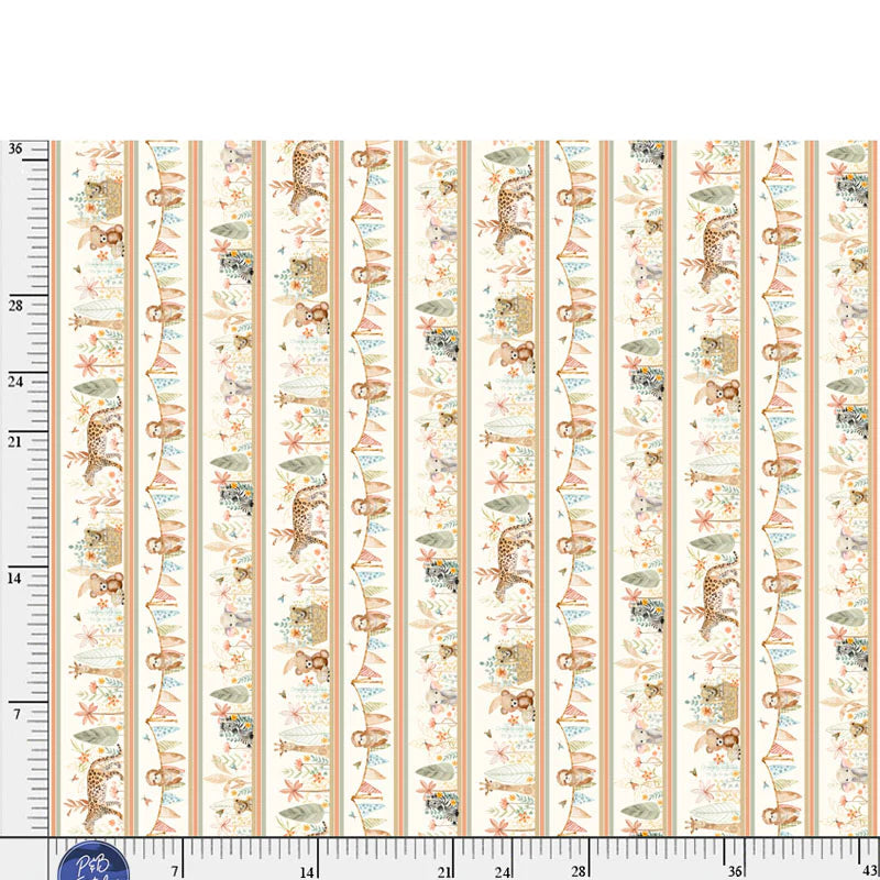 Mini Menagerie - Scenic Jungle Stripe