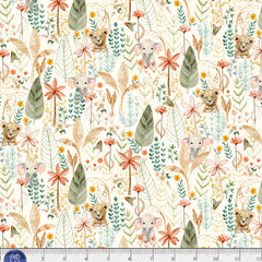 Mini Menagerie - Packed Animal Allover - Cream