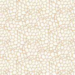 Mini Menagerie - Giraffe Print - Cream