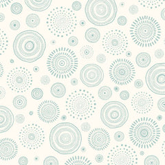 Mini Menagerie - Tossed Geo Wheels - Cream/Teal