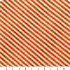 Holiday Charms - Christmas Stripes Red Metallic