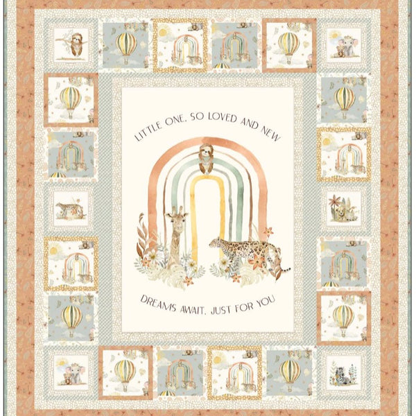 Mini Menagerie Panel Quilt Kit