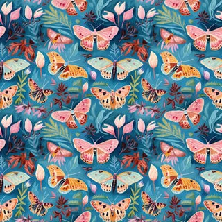 Moths on Blue - DV6725