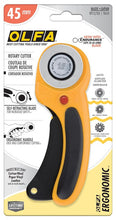 Load image into Gallery viewer, OLFA Ergonomic Rotary Cutter - 45mm