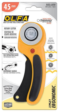 OLFA Ergonomic Rotary Cutter - 45mm