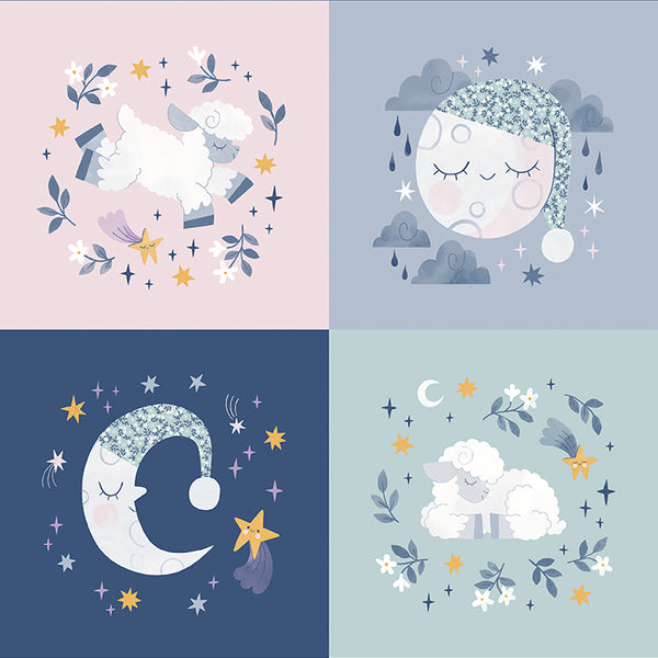 Twinkle Little Star Pillow Panel