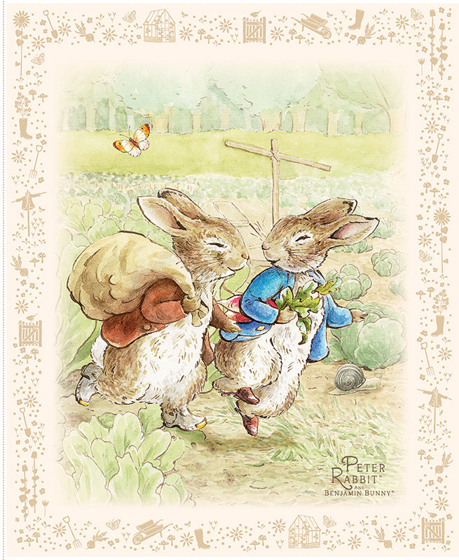 Peter Rabbit & Benjamin Bunny Panel