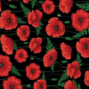 Wideload 108" - Nora's Collection Poppies
