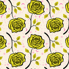 Ink Shop - Moonlit Roses Lime - RS-2139-11