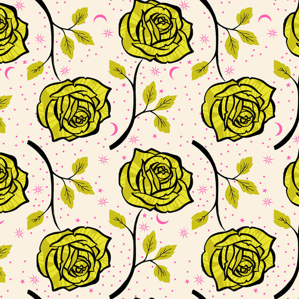 Ink Shop - Moonlit Roses Lime - RS-2139-11