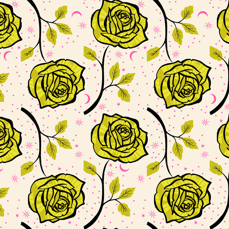 Ink Shop - Moonlit Roses Lime - RS-2139-11