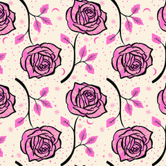 Ink Shop - Moonlit Roses Pink - RS-2139-12