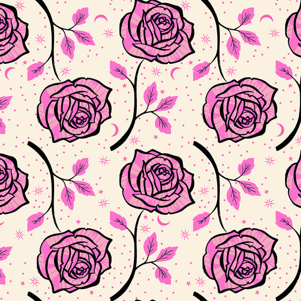Ink Shop - Moonlit Roses Pink - RS-2139-12