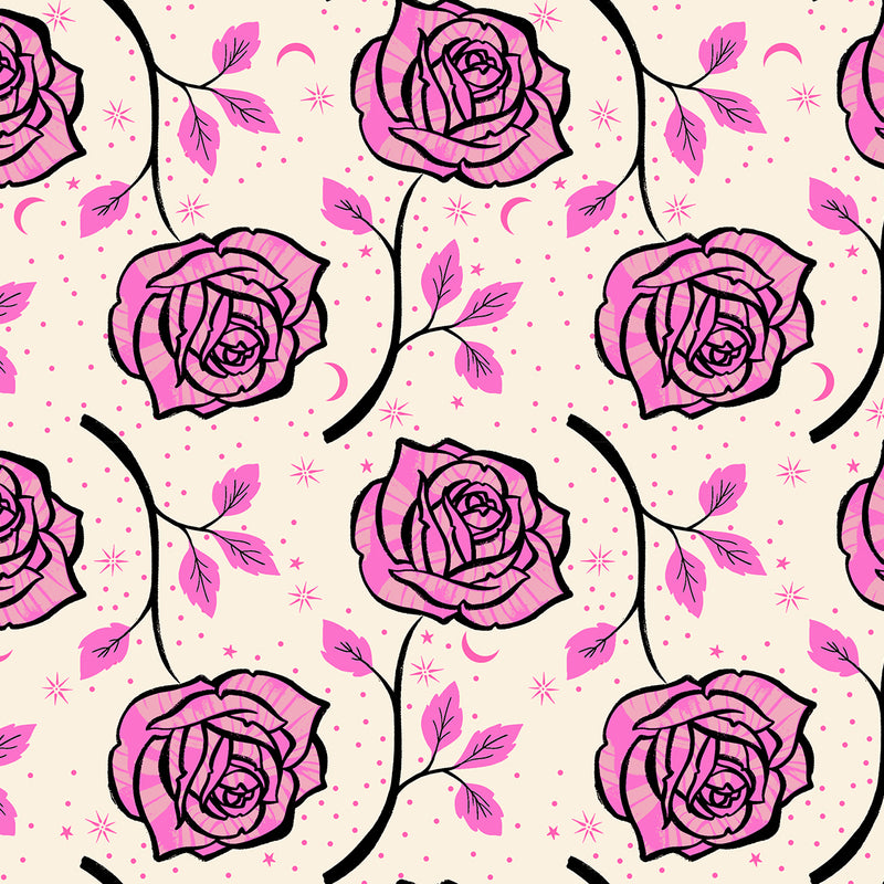 Ink Shop - Moonlit Roses Pink - RS-2139-12