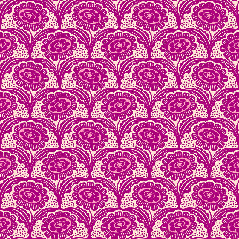Ink Shop - Folk Floral Magenta - RS-2140-12