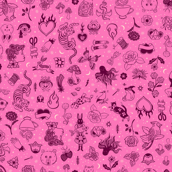 Ink Shop - Tattoo Flash Pink - RS-2145-12