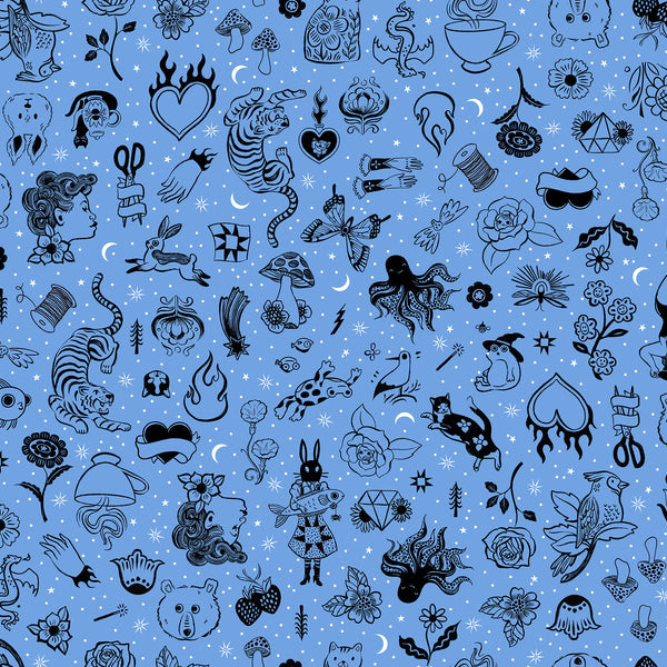 Ink Shop - Tattoo Flash Blue - RS-2145-13