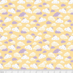 Sleepy Sloth - Clouds - Yellow