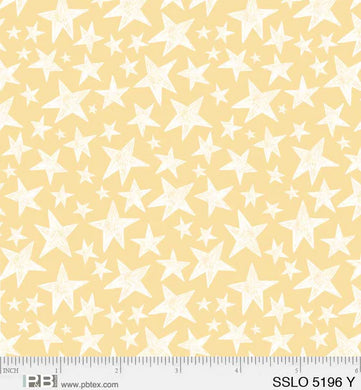 Sleepy Sloth - Stars - Yellow
