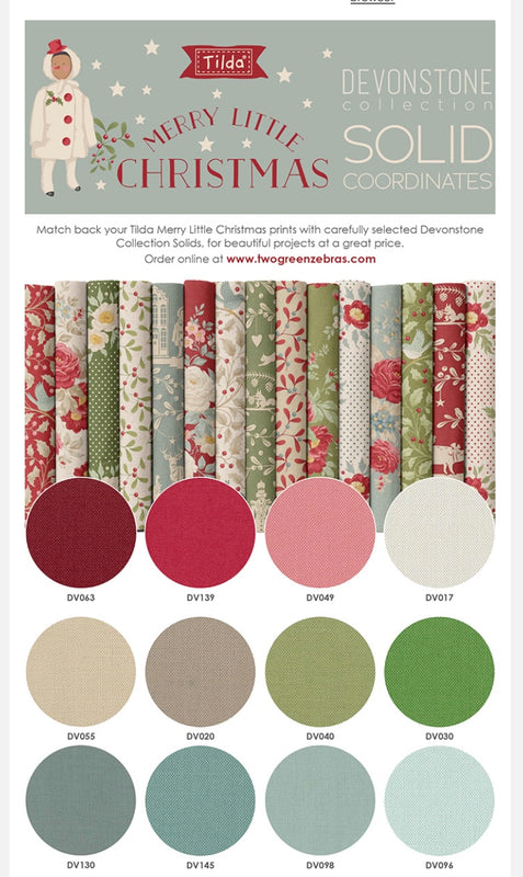Merry Little Christmas Solids - Fat Quarter Bundle
