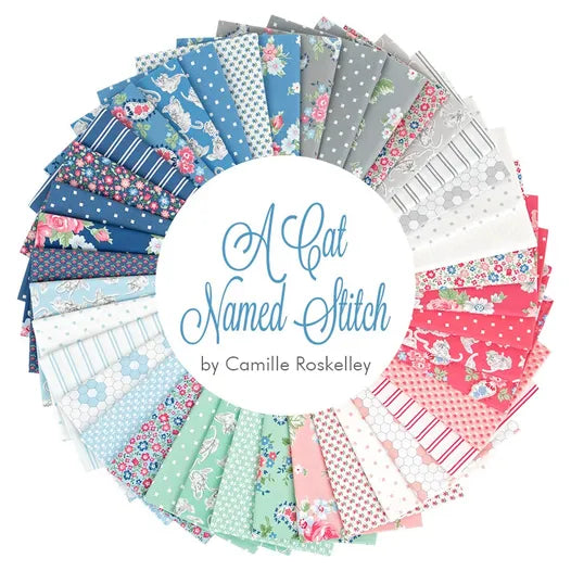 A Cat Named Stitch - Fat Quarter Bundle – 40 pieces